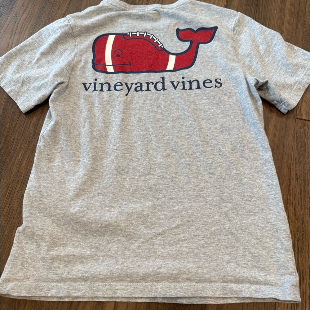Vineyard Vines Football Graphic Tee Boys S 7/8